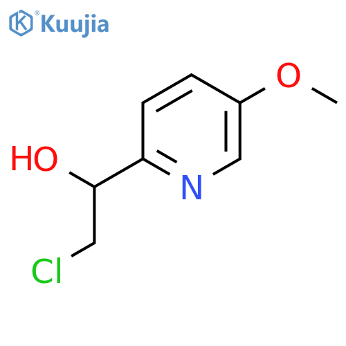 2-chloro-1-(5-methoxypyridin-2-yl)ethan-1-ol structure