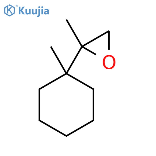 2-methyl-2-(1-methylcyclohexyl)oxirane structure