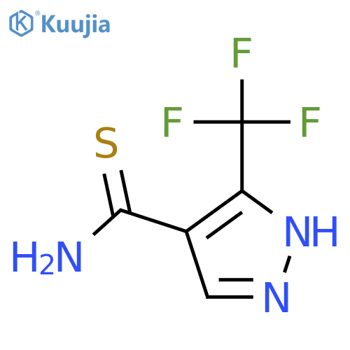 3-(trifluoromethyl)-1H-pyrazole-4-carbothioamide structure
