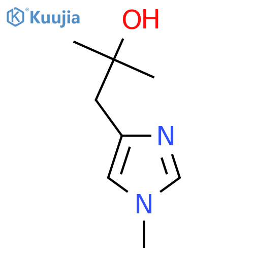 2-methyl-1-(1-methyl-1H-imidazol-4-yl)propan-2-ol structure