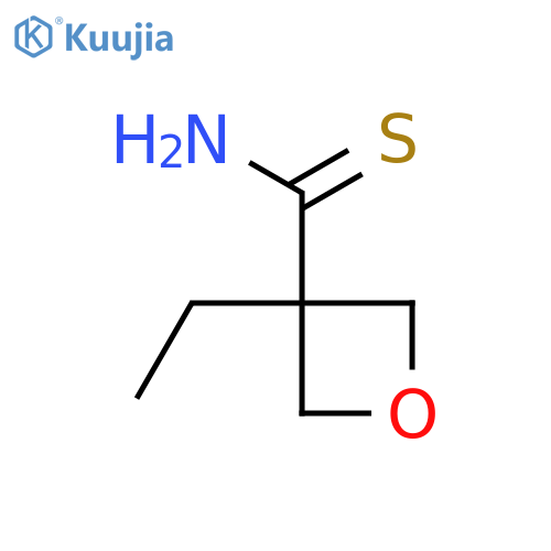 3-Ethyloxetane-3-carbothioamide structure