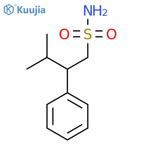 3-methyl-2-phenylbutane-1-sulfonamide structure