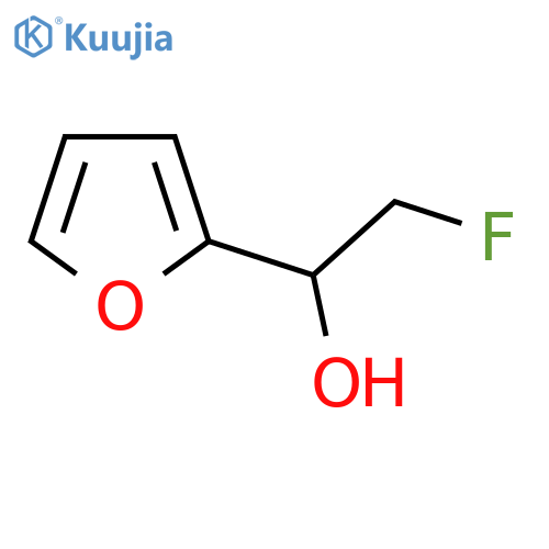 2-fluoro-1-(furan-2-yl)ethan-1-ol structure