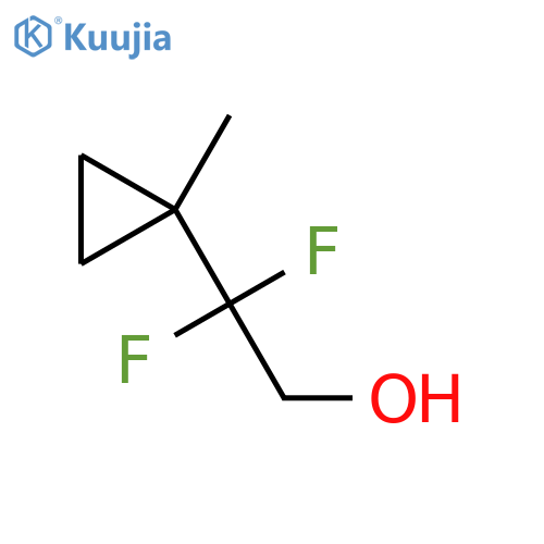 2,2-difluoro-2-(1-methylcyclopropyl)ethan-1-ol structure