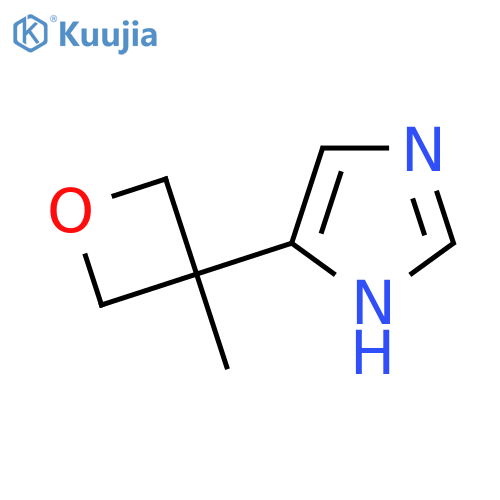 4-(3-methyloxetan-3-yl)-1H-imidazole structure