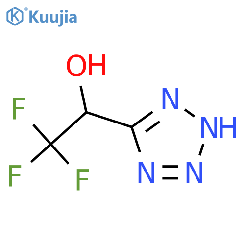 2,2,2-trifluoro-1-(1H-1,2,3,4-tetrazol-5-yl)ethan-1-ol structure