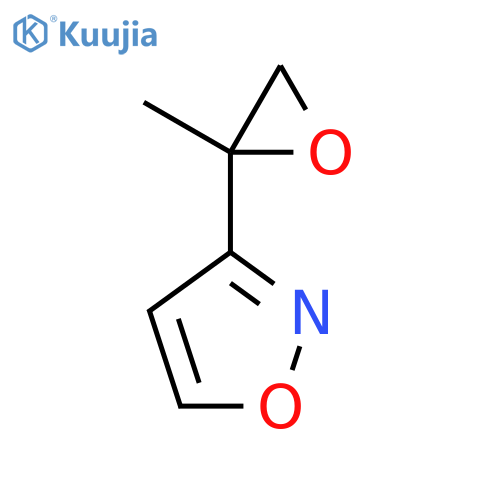 3-(2-methyloxiran-2-yl)-1,2-oxazole structure