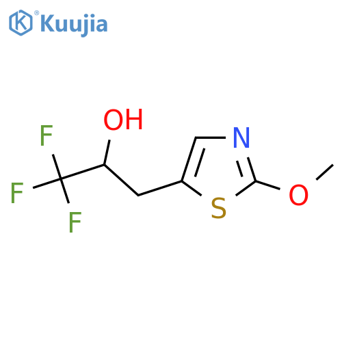1,1,1-trifluoro-3-(2-methoxy-1,3-thiazol-5-yl)propan-2-ol structure