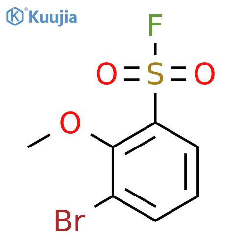 3-bromo-2-methoxybenzene-1-sulfonyl fluoride structure