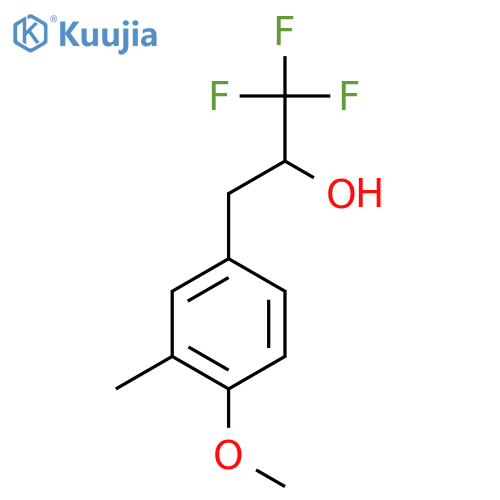 1,1,1-trifluoro-3-(4-methoxy-3-methylphenyl)propan-2-ol structure