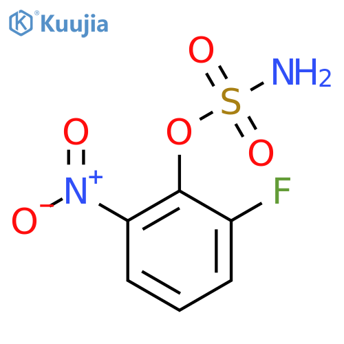 2-fluoro-6-nitrophenyl sulfamate structure