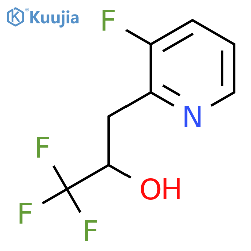 1,1,1-trifluoro-3-(3-fluoropyridin-2-yl)propan-2-ol structure
