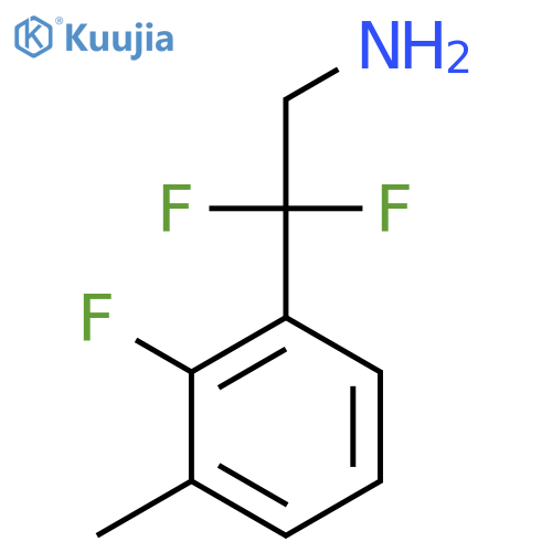 2,2-Difluoro-2-(2-fluoro-3-methylphenyl)ethan-1-amine structure