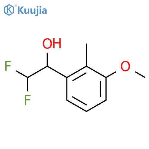 2,2-difluoro-1-(3-methoxy-2-methylphenyl)ethan-1-ol structure