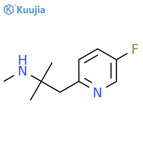 1-(5-fluoropyridin-2-yl)-2-methylpropan-2-yl(methyl)amine structure
