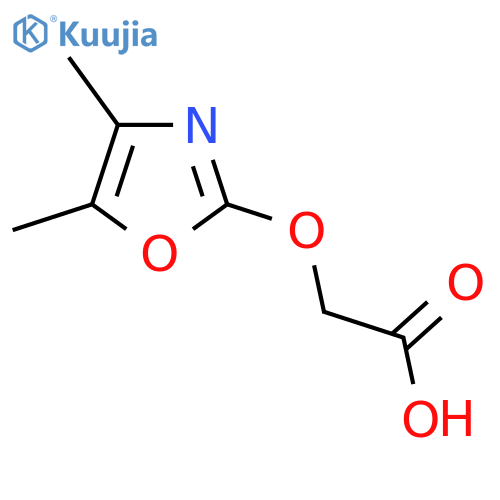 2-(dimethyl-1,3-oxazol-2-yl)oxyacetic acid structure