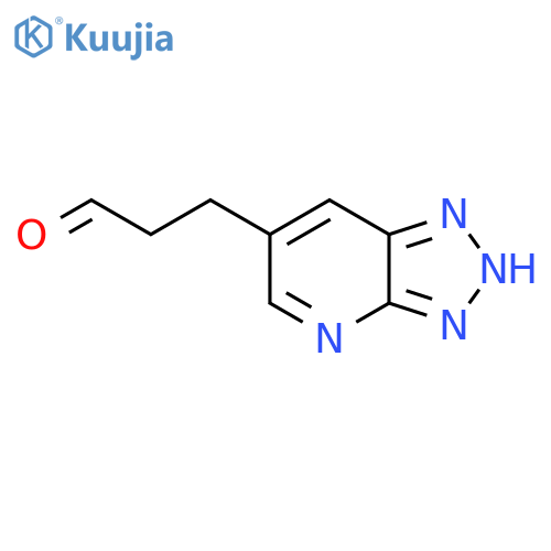 3-{3H-1,2,3triazolo4,5-bpyridin-6-yl}propanal structure