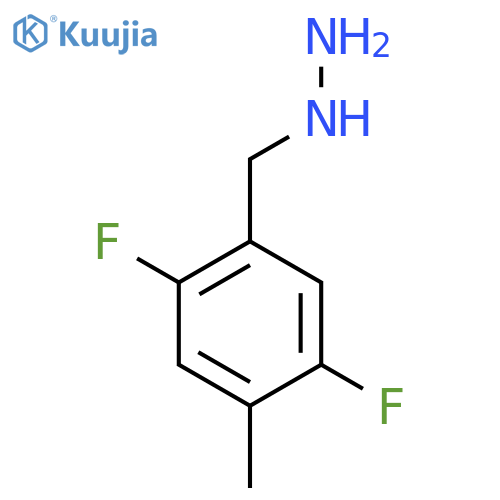 (2,5-difluoro-4-methylphenyl)methylhydrazine structure