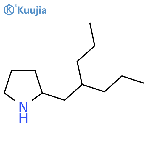 2-(2-propylpentyl)pyrrolidine structure