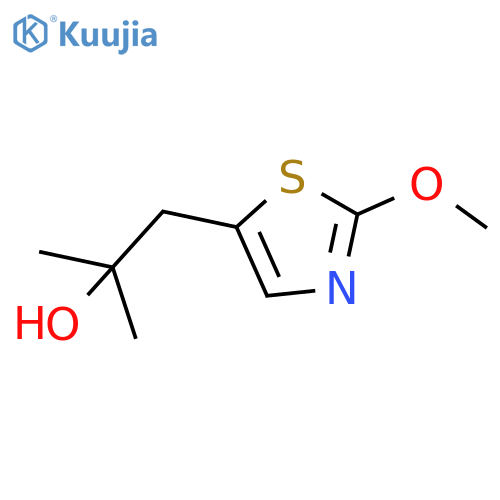 1-(2-methoxy-1,3-thiazol-5-yl)-2-methylpropan-2-ol structure