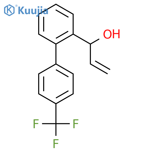 1-{2-4-(trifluoromethyl)phenylphenyl}prop-2-en-1-ol structure