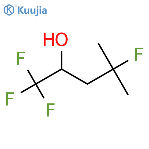 1,1,1,4-tetrafluoro-4-methylpentan-2-ol structure