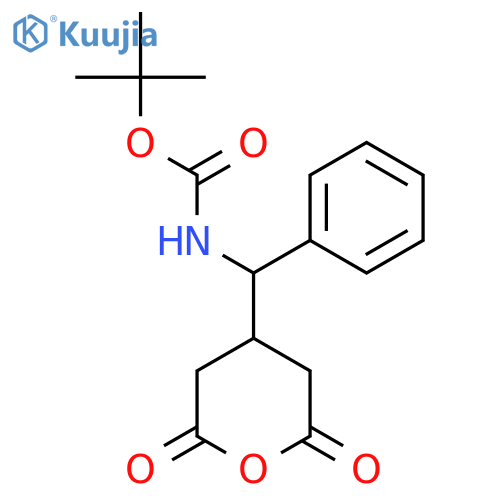 tert-butyl N-(2,6-dioxooxan-4-yl)(phenyl)methylcarbamate structure