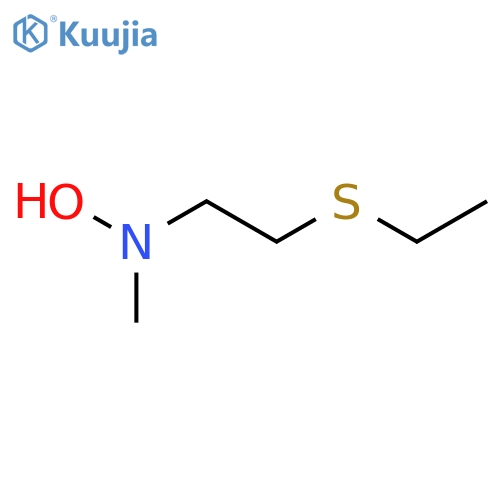N-2-(ethylsulfanyl)ethyl-N-methylhydroxylamine structure