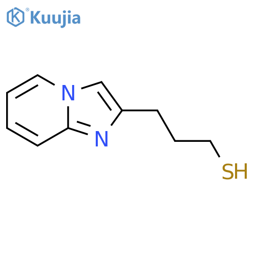 3-{imidazo1,2-apyridin-2-yl}propane-1-thiol structure