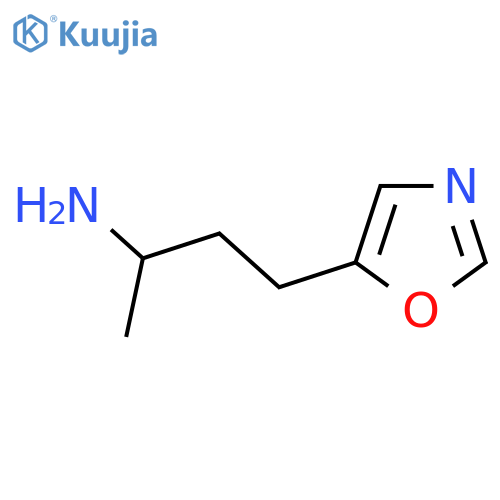4-(1,3-oxazol-5-yl)butan-2-amine structure