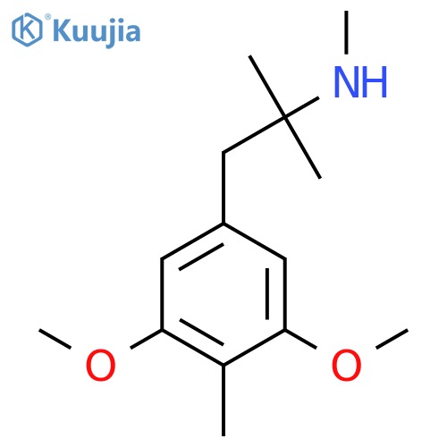 1-(3,5-dimethoxy-4-methylphenyl)-2-methylpropan-2-yl(methyl)amine structure