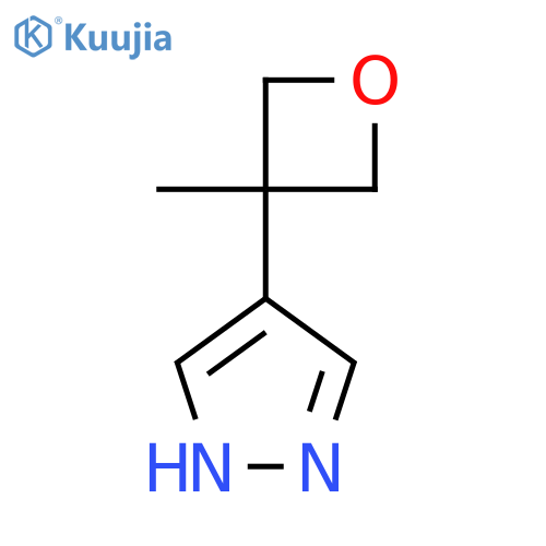 4-(3-methyloxetan-3-yl)-1H-pyrazole structure