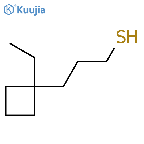 3-(1-ethylcyclobutyl)propane-1-thiol structure