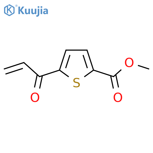 methyl 5-(prop-2-enoyl)thiophene-2-carboxylate structure