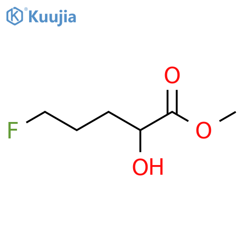 methyl 5-fluoro-2-hydroxypentanoate structure
