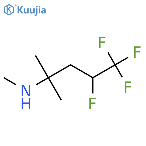 methyl(4,5,5,5-tetrafluoro-2-methylpentan-2-yl)amine structure