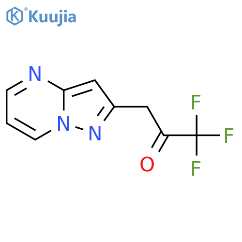 1,1,1-trifluoro-3-{pyrazolo1,5-apyrimidin-2-yl}propan-2-one structure