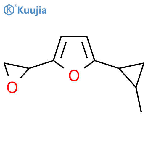 2-(2-methylcyclopropyl)-5-(oxiran-2-yl)furan structure