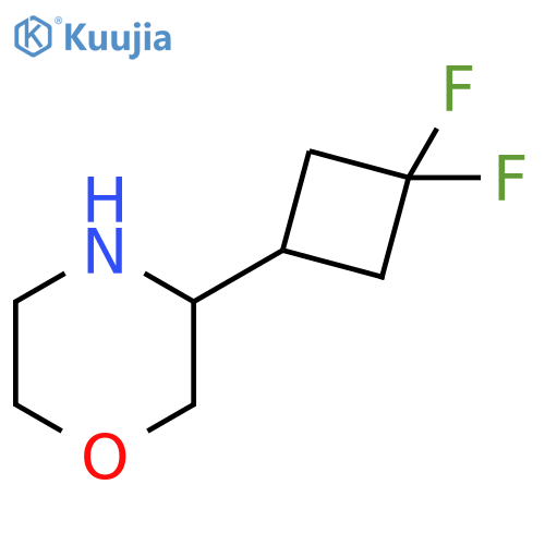 3-(3,3-difluorocyclobutyl)morpholine structure