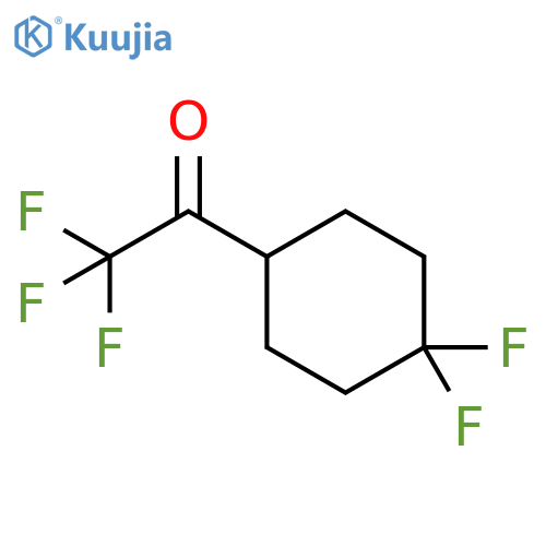 1-(4,4-difluorocyclohexyl)-2,2,2-trifluoroethan-1-one structure