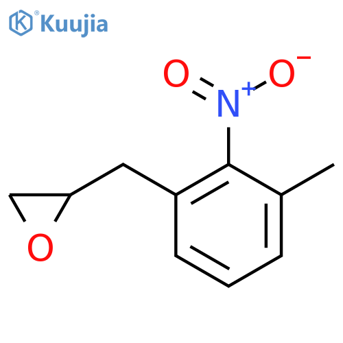 2-(3-methyl-2-nitrophenyl)methyloxirane structure