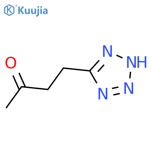 4-(1H-1,2,3,4-tetrazol-5-yl)butan-2-one structure