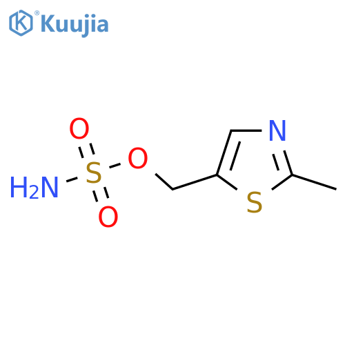 (2-methyl-1,3-thiazol-5-yl)methyl sulfamate structure