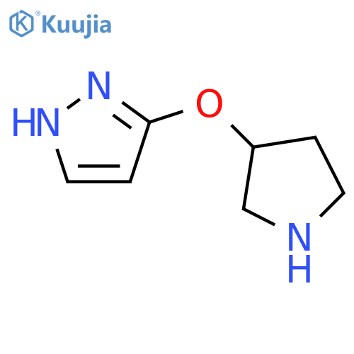 3-(pyrrolidin-3-yloxy)-1H-pyrazole structure