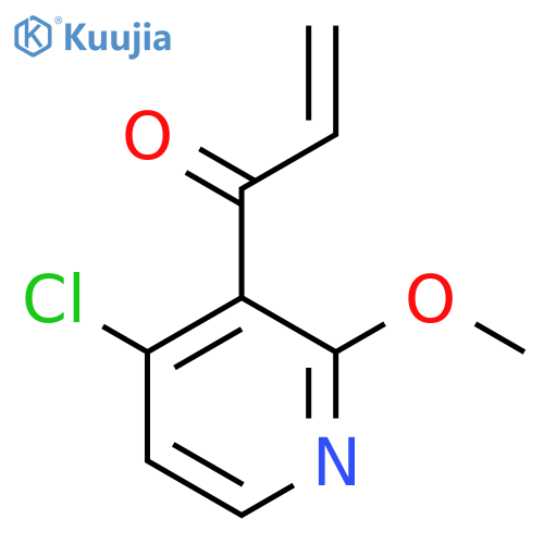 1-(4-chloro-2-methoxypyridin-3-yl)prop-2-en-1-one structure
