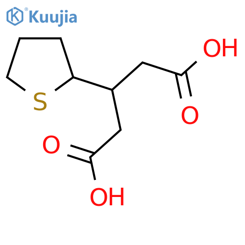 3-(thiolan-2-yl)pentanedioic acid structure