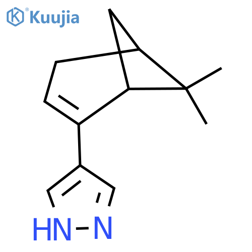 4-{6,6-dimethylbicyclo3.1.1hept-2-en-2-yl}-1H-pyrazole structure