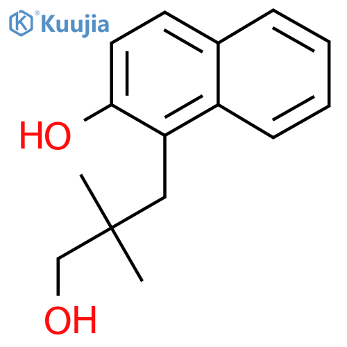 1-(3-hydroxy-2,2-dimethylpropyl)naphthalen-2-ol structure