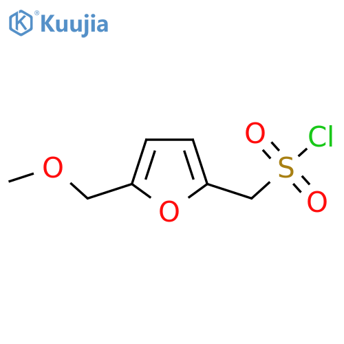 5-(methoxymethyl)furan-2-ylmethanesulfonyl chloride structure