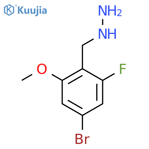 (4-bromo-2-fluoro-6-methoxyphenyl)methylhydrazine structure